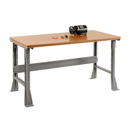 Global Industrial Workbench with Flared Leg, 60 x 30in, Shop Top Square Edge 183440